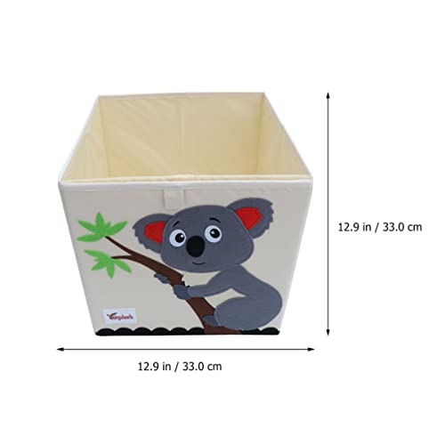 HOMSFOU 2 Pçs Crianças Organizador Caixas Dobrável Sotrage Recipiente De Armazenamento Cubo Livro Or