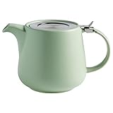 Maxwell & Williams AY0300 Tint Teekanne aus Porzellan, Mint, 1200 ml