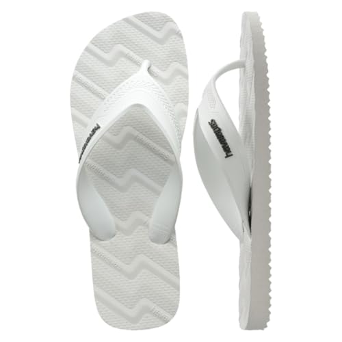 Chinelo Havaianas Track Waves, Anatômica confortável tira larga (BRANCO, BR, Adulto, Faixa Numérico,