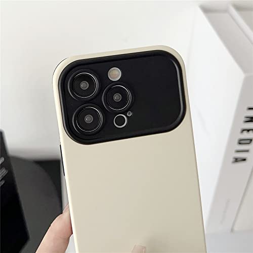 Coque iPhone 13 antichoc en silicone mat avec protection camera intégrée