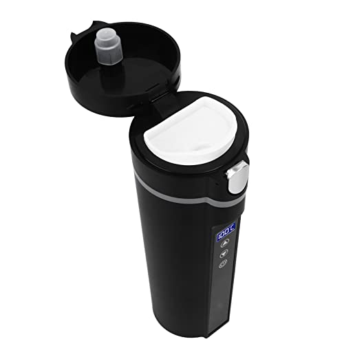 Taza Eléctrica Portátil para Auto 450 ml Acero Inoxidable miniatura 7