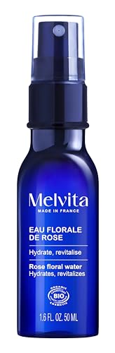 Melvita, Agua Floral De Rosas Hidratante, 100% Natural, Ideal Como Tónico Calmante O Bruma Refrescante, Fragancia Delicada Para El Bienestar Diario, 200 Ml, Gamme Eaux Florales