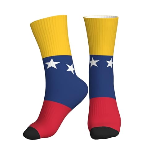 Augenstern Unisex Crew Sport Socks Venezuela-Flag Outdoor Recreation Socks