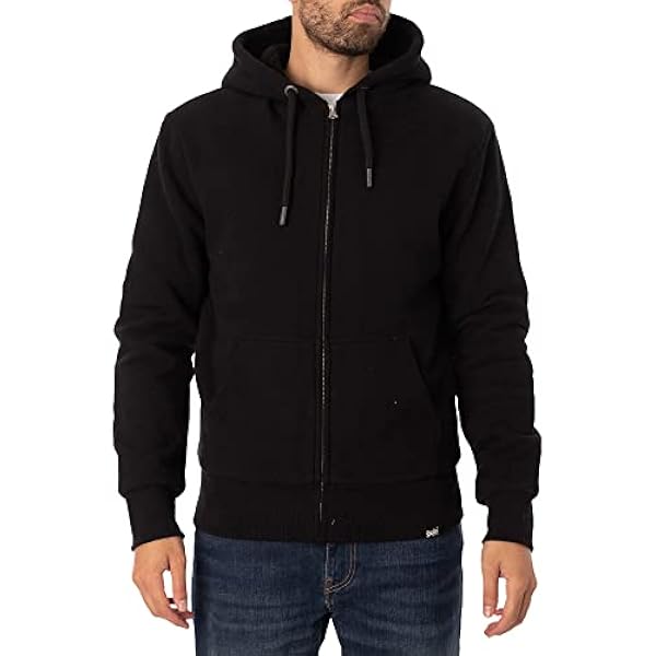 Superdry Essential Borg Lined Zip Hood Sudadera para Hombre