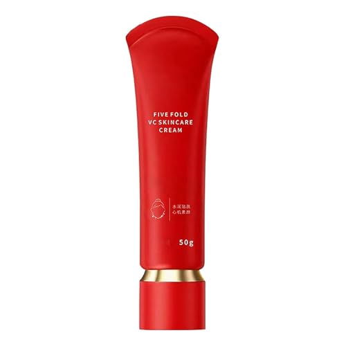 Crema Correctora Hidratante Iluminadora Y Tonificante Swarous, Crema Antiarrugas De Cinco Pliegues VC Skin Care, Control De Grasa, Larga Duración Y Resistente Al Agua Para Todo Tipo Piel (1pc)