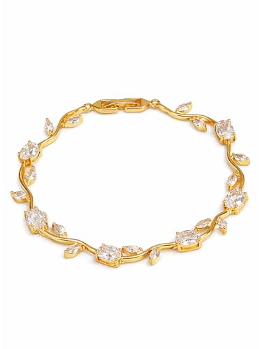 Image of Anti-Tarnish Tulip Bracelet for Women Stylish | Gold Plated Bracelet for Women | Fairy Bloom Rapunzel Bracelets | Daily Wear Gifting Jewellery | Gift for Anniversary