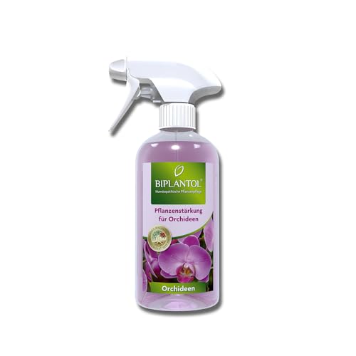 BIPLANTOL® Orchideen Spray - (500ml) anwendungsfertige Sprühflasche - Natürliche Orchideenpflege für vitale, blühfreudige Pflanzen - Fördert Blütenbildung, erhöht Luftfeuchtigkeit - Made in Germany