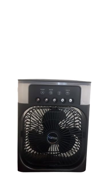 Portable Air Conditioner for Home Office, 3-in-1 Conditioner Humidifier Purifier, Arctic Cooler Mini Cooler (Black)