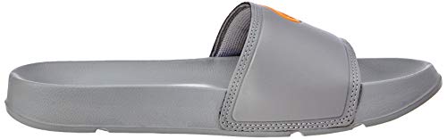 Fila F-Beach, Chinelos Masculino, Cinza (Cinza/Laranja), 40