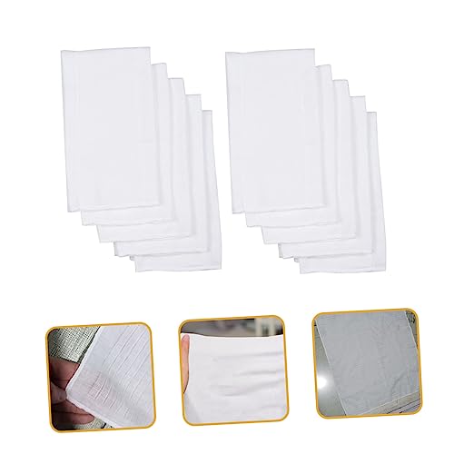 60x60cm Cotton Burp Cloths and Reusable Cloth Diaper Inserts for Newborns Absorbent Washable Leak-Proof -Pack2