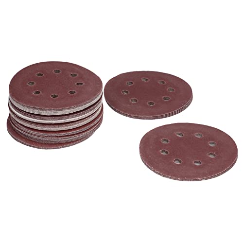 Premium Silicon Carbide 125Pcs 8 Hole Sanding Disc Set for Efficient Polishing and Metalworking