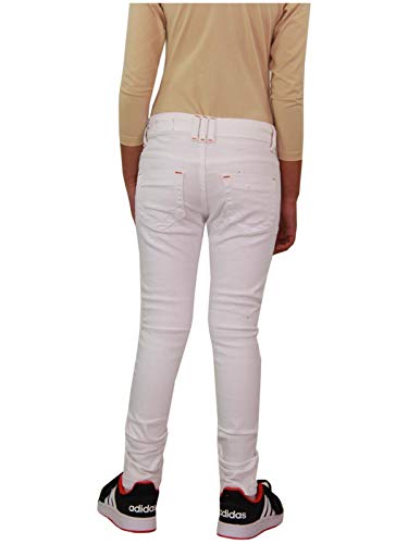 Kids Boys Stretchy Jeans Designer White Ripped Denim Skinny Pants Trouser 5-13Yr2