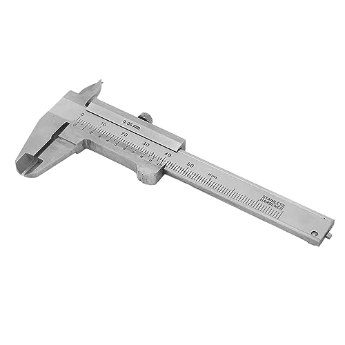 Calibrador Vernier Mecánico Acero Inoxidable 0-50 mm miniatura 6