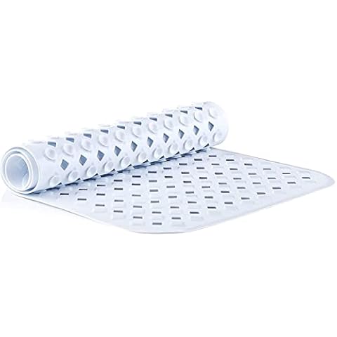 TranquilBeauty Alfombrilla de baño Antideslizante con ventosas, Corte de Diamante, antimoho, Lavable a máquina Cover