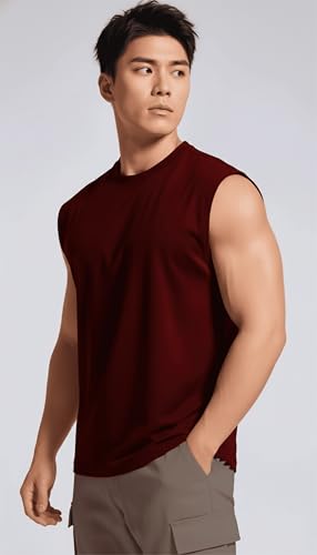 Image of JUARI BE A GENTLEMAN Cotton Regular Fit,Sleeveless, Gym Vest for Men, Set of 3 (Multicolour)