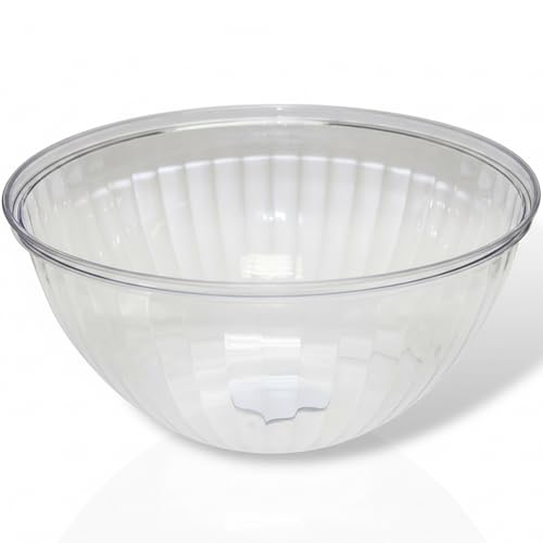 Blue Sky Disposable Clear Salad Bowls - 150oz | 1 Count - Perfect for Dining & Parties