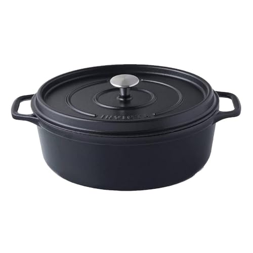 Invicta - puv403291 - Daubière en fonte émaillée 29cm noir mat