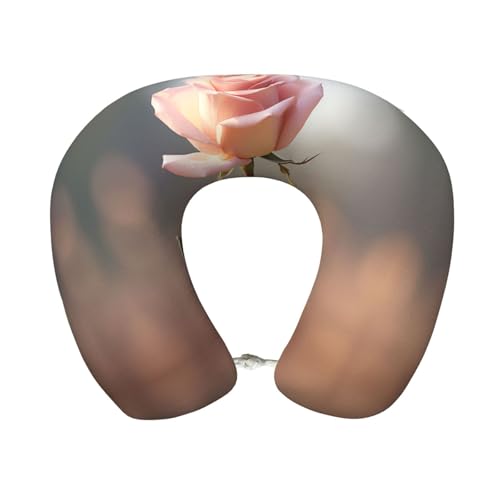 Almohada cuello en U espuma viscoelástica negro miniatura 1