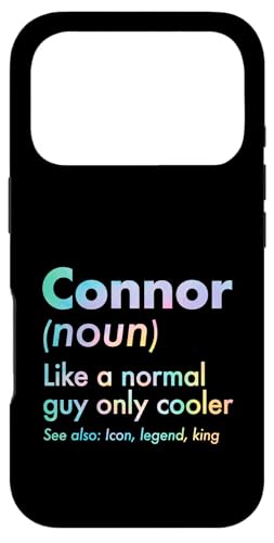 Connor Like A Normal Guy Only Cooler Legend King �t�@�[�X�g�l�[�� �X�}�z�P�[�X iPhone 17 Pro �p
