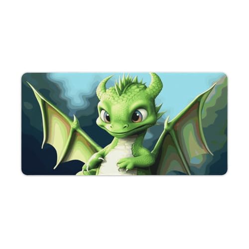 Dragon Cute Desk Pad Large Protector de Escritorio Blanco