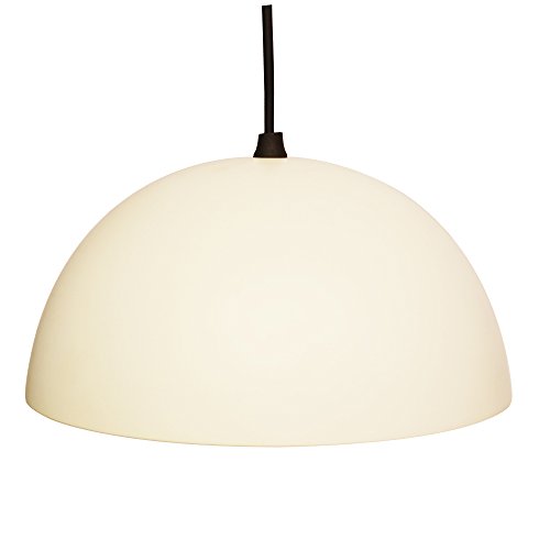 Image of Homesake Classy White Pendant Hanging Light,10 inch Modern Dome Pendants Light for Living Room, Dining Room & Kitchen | Scandinavian Ceiling Hanging Light Fixture | Metal Pendant Lamp for Home Decor