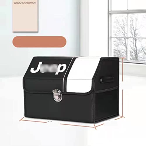 ジープ トランク収納ボックス トランクバッグ ラゲッジ収納ソフト レネゲード グラディエーター パトリオット グランドチェロキー 専属ロゴ パーティション収納設計 板挟み 丈夫で長持ちする 車用