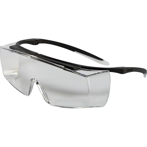 Uvex super OTG Schutzbrille – Überbrille für Brillenträger - Sicherheitsbrille mit 100% UV-Schutz - Anti-Beschlag, kratzfest & chemikalienbeständig