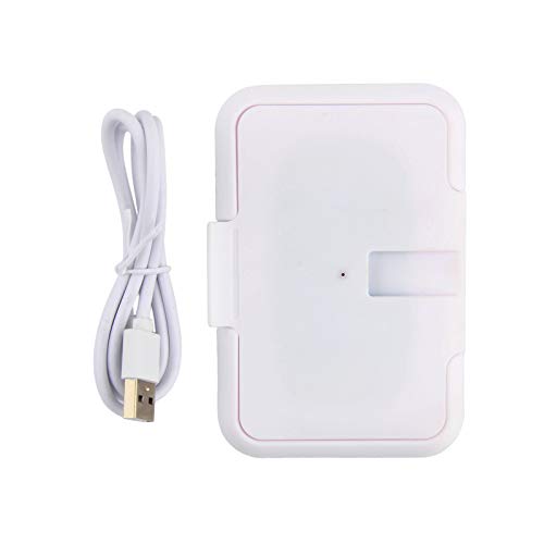 Wipe Warmer Usb Portable Baby Wipes Heater Thermal Warm Wet Towel Car Mini Tissue Paper Warmer Napkin Heating Box Cover (White) #TOP2