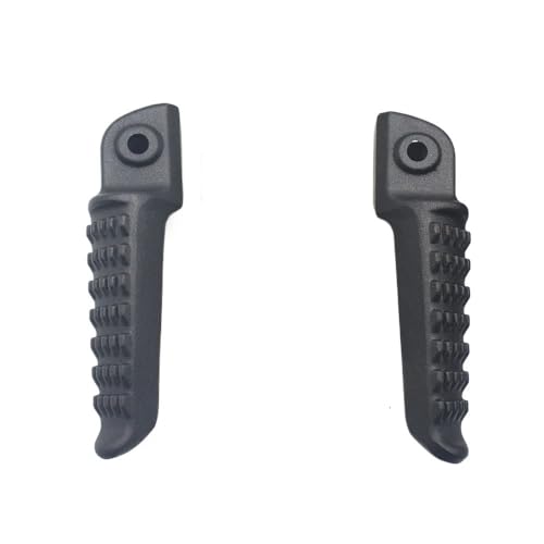 Repose-pieds arrière noir mat en alu durable pour Kawasaki Z1000 ER6N ZZR1200
