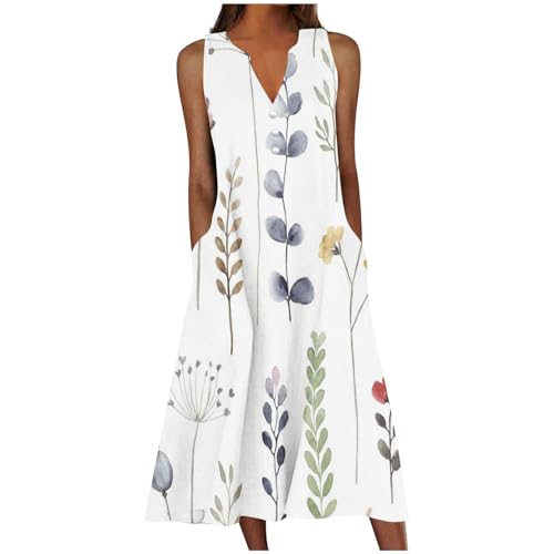 Robe maxi imprimé floral style bohème chic chic pour femme casual K617