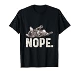 Nope Lazy French Bulldog Dog Lover Gift T-Shirt