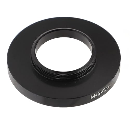 Anello adattatore da M42 a C CS M42 x 0.75 mm femmina a C CS Mount per fotografia macro e telescopi compatibile con obiettivi da M42 a CS anello di accoppiamento di precisione
