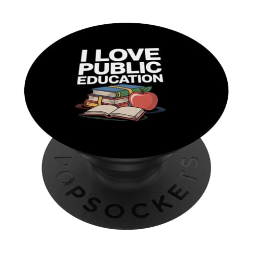 Ya en manzanajugosa.com: Me encantan los libros de educación pública Apple PopSockets PopGrip Adhesivo