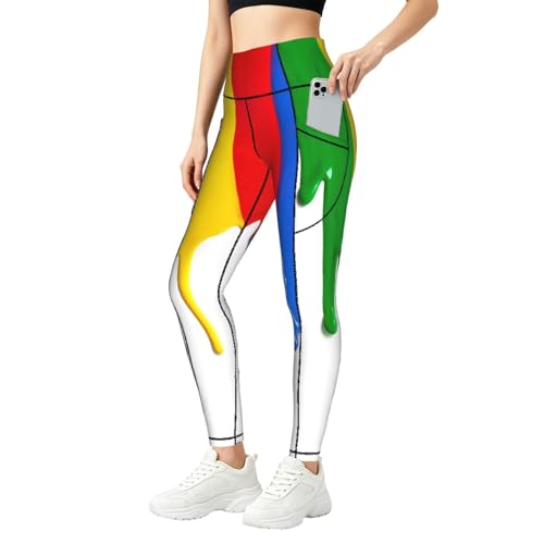 Leggings de salpicaduras para mujer del gimnasio a tus paseos diarios con total comodidad
