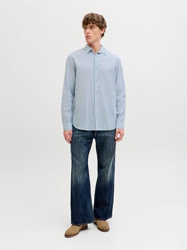 Jjesummer Linen Blend Shirt L/S Sn – Ansicht 4