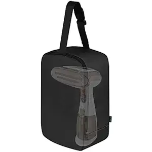 Beautyflier Travel Steamer Bag for Conair Clothes Steamer storage, Portable Carrying Case Handheld Steamer Organizer with Hanging Buckle Strap (Black)