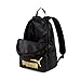 PUMA Phase Backpack Mochilla, Unisex Adulto, Black/Golden Logo, Talla única
