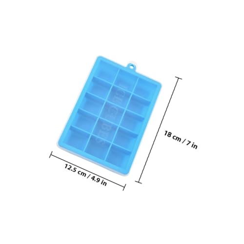 Molde de silicona para cubitos de hielo 3 piezas miniatura 2
