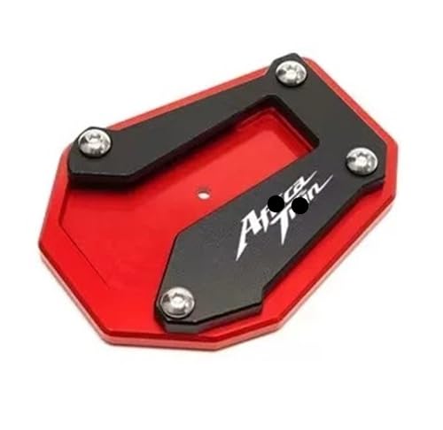 Support plaque latérale Africa Twin CRF1100L 2020-2024 extension de béquille rouge