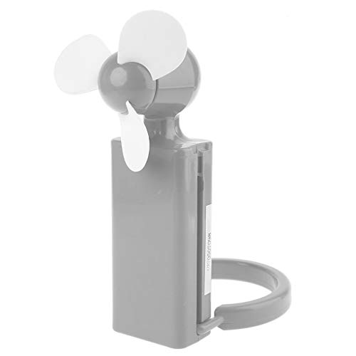 Preisvergleich Produktbild huiingwen Tragbarer Handventilator, Kühler Luftreisekühler, Der Mini-Schreibtischlüfter Mit 2X AA 1,5-V-Batterie Für Das Home Office Im Freien Versorgt
