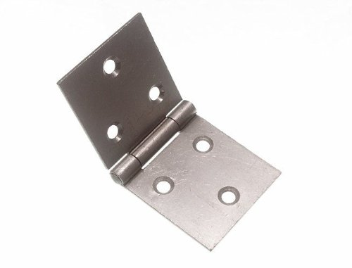 Direct Hardware Backflap Hinge Sc Self Colour Steel 50Mm X 105Mm With Screws ( 2 Pairs )