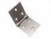 5 Pairs of Back Flap Hinges Steel SC SELF Colour 50MM X 107MM