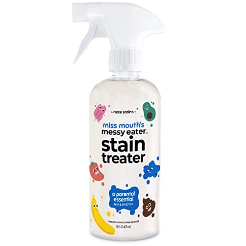 Image of Miss Mouth's Messy Eater Stain Treater Spray - 16oz Stain Remover - Newborn & Baby Essentials - No Dry Cleaning Food, Grease, Coffee Off Laundry, Underwear, Fabric