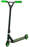 Amigo Wave Stuntscooter - Freestyle Kickscooter mit Stabiler Leistung für Anfänger - für Jungen und Mädchen ab 7 Jahren - mit 100mm PU-Rädern - Grün/Schwarz