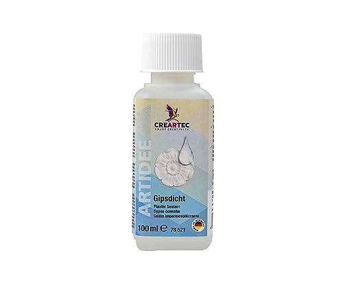 CREARTEC wasserfester Gipsdicht - ideal zum Abdichten von Gips, Beton, Stein, … - 100ml - Made in Germany