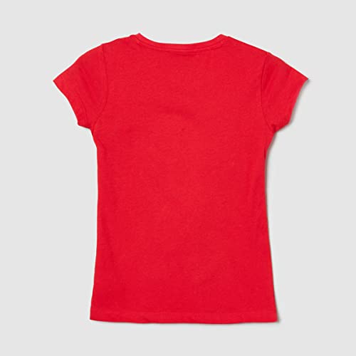 Image of Max Girls Regular Fit Printed Round Neck T-Shirt