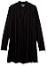 Amazon Essentials Women's Long-Sleeve Open-Front Cardigan, Black, X-Small