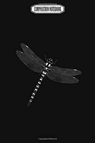 Composition Notebook: White Dragonfly Audioquest Blue Corkcicle Dragonflies Barrette Dragonfly Notebook Journal Notebook Blank Lined Ruled 6x9 100 Pages