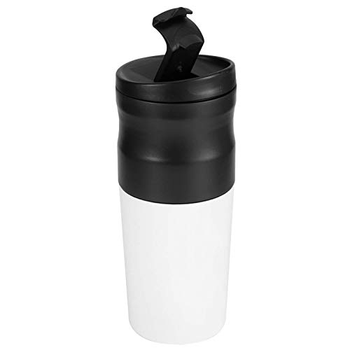 ywewsq Molinillo de Granos eléctrico, preservación del Calor, 1200 mAh, Acero Inoxidable, USB, Taza de Molinillo de café… - Imagen 4