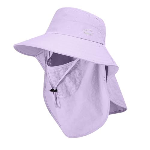 Image of Sun Hat for Men Women with Neck Flap,UPF 50+ UV Protection Fishing Hat